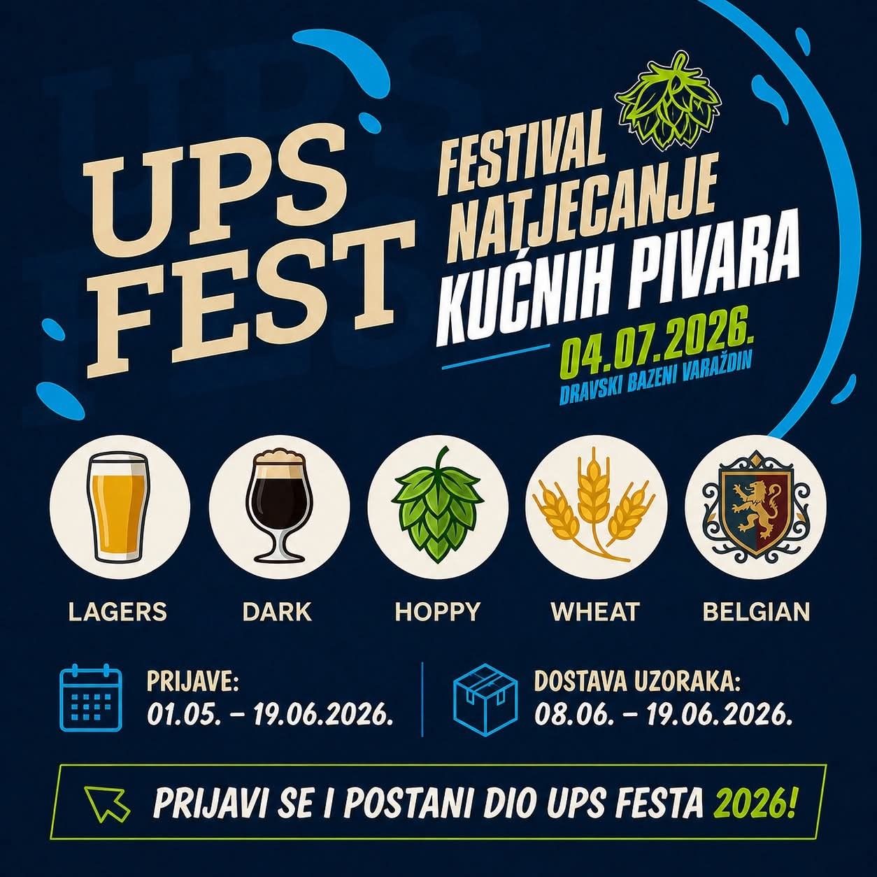 Otvorene prijave za UPS fest 2026. – natjecanje kućnih pivara!
